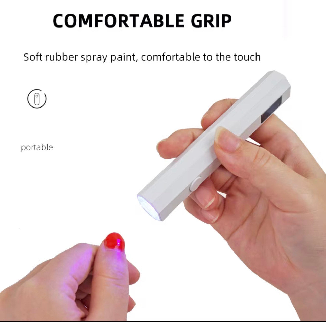 Frbeautysalon Portable UV LED Nail Lamp – Professional Nail Art Curing Light